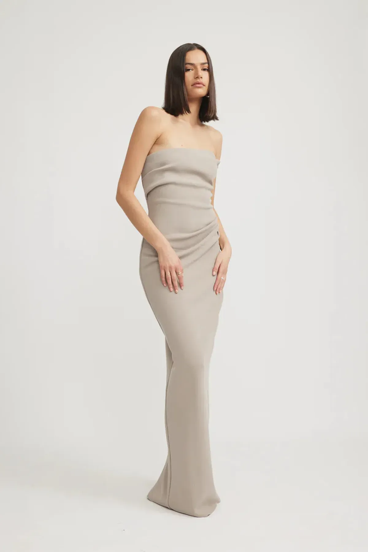 TOJHÀ Desiree Dress in Stone Size 6 - Image 1