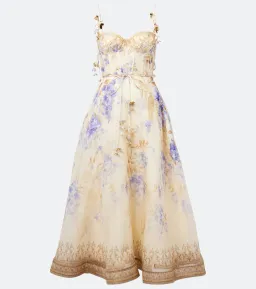 Zimmermann Dawning Picnic Midi Dress Lilac Floral Size 2 / AU 12 for rent on The Volte - image 4