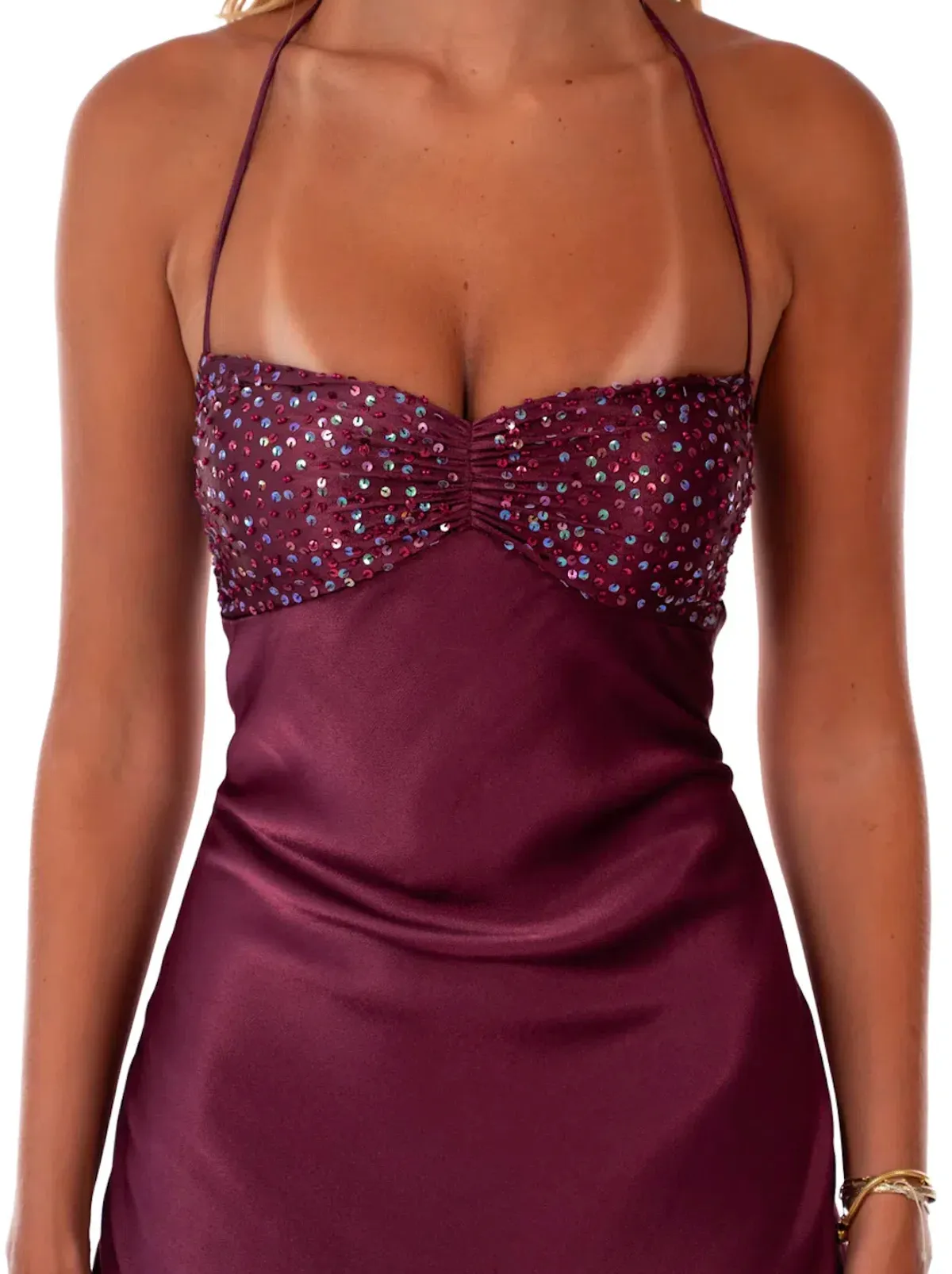 I Am Delilah Jade Maxi Dress Berry Size S / AU 8-10 - Image 4