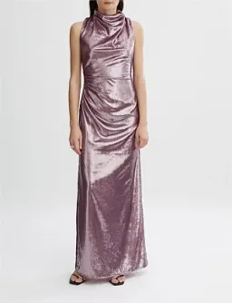 Willow Nara Maxi Dress Lilac Size AU 8 for rent on The Volte - image 2