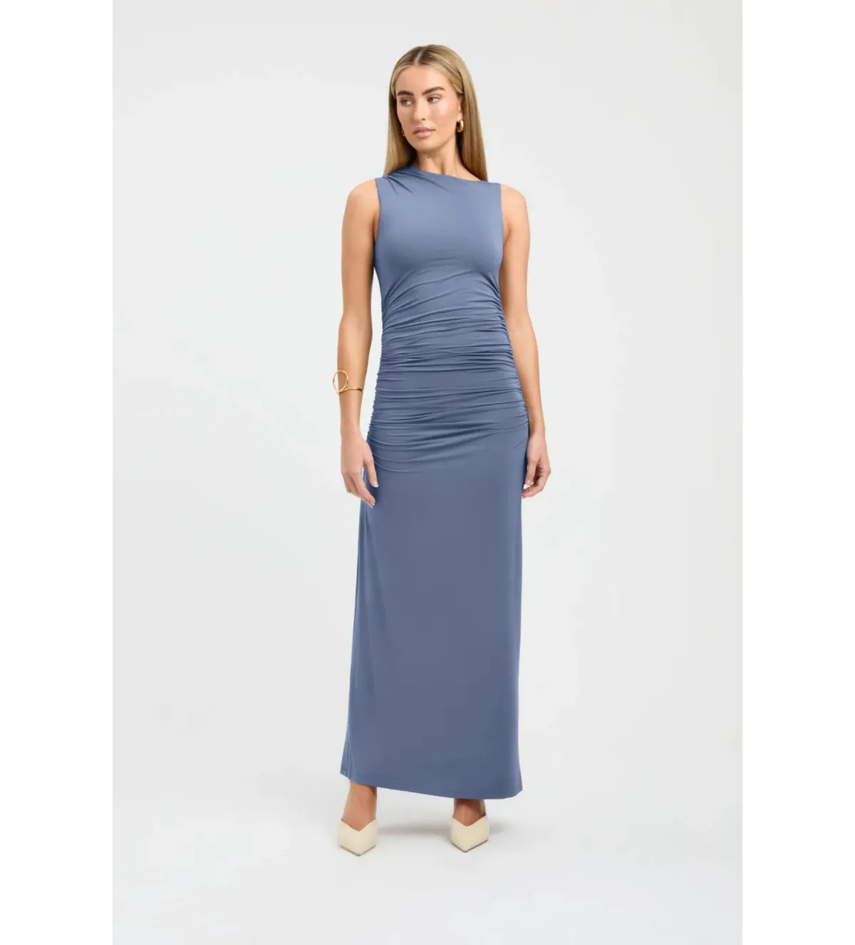 Kookai Alannah Maxi Dress Blue Size AU 8 - Image 1