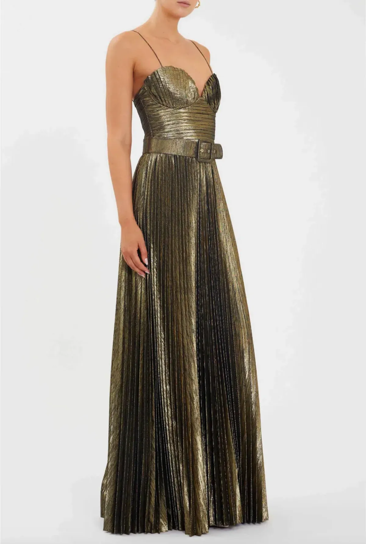 Rebecca Vallance Josie Gown in Metallic Size 8 - Image 2