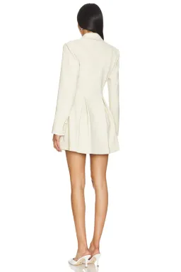 Camila Coelho Daytona Blazer Mini Dress in Beige Size XXS / AU 4 for rent on The Volte - image 3