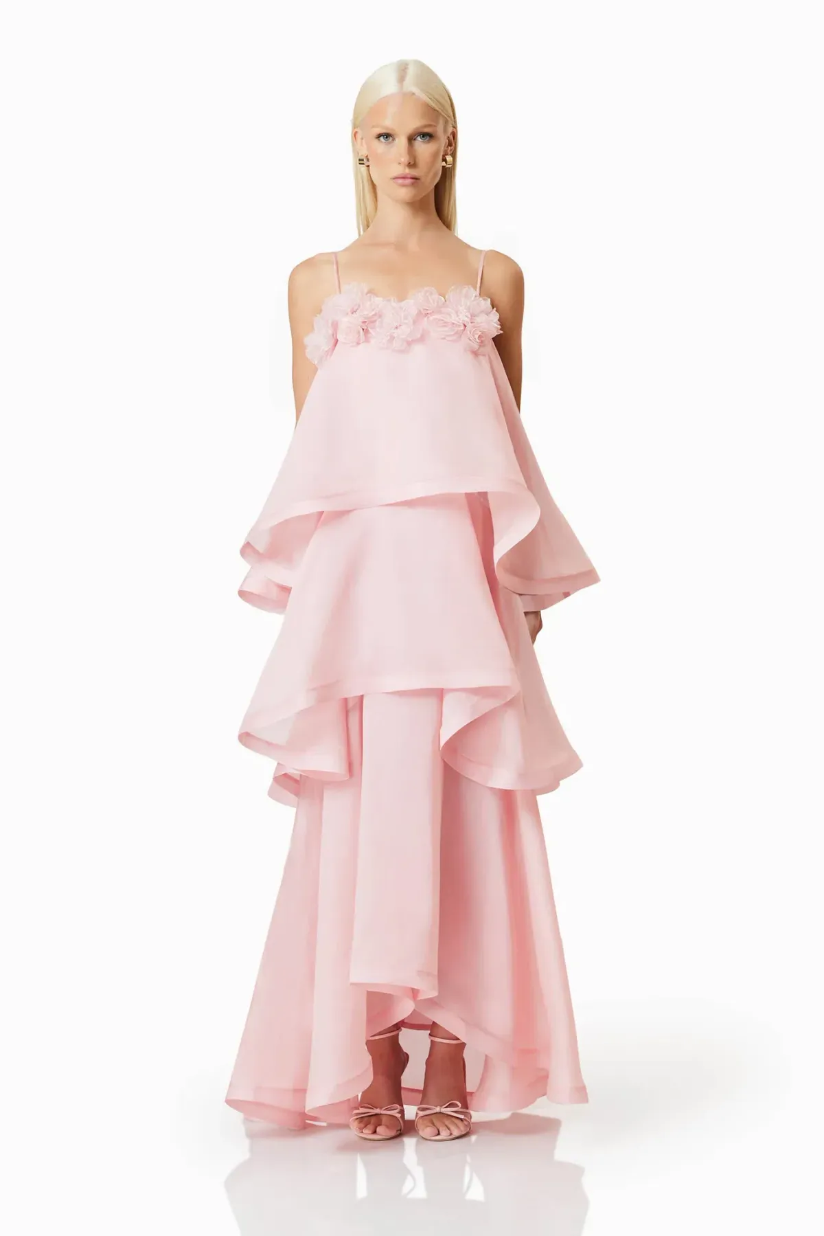 OMR x ELLIATT: Swallowtail Day To Night Maxi Dress Pink Size AU 14 - Image 2