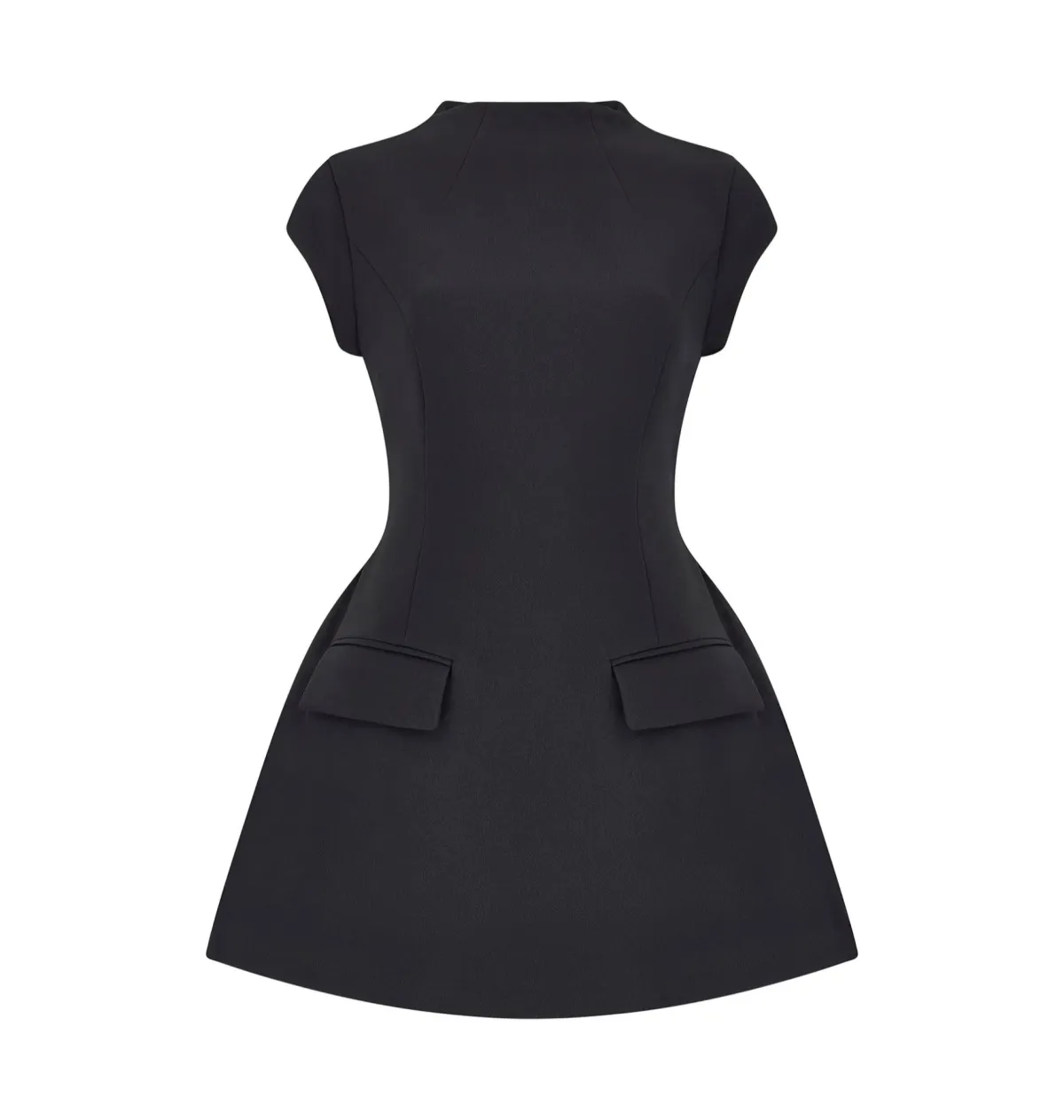 Odd Muse The Ultimate Muse Cap Sleeve Mini Dress Black Size AU 8 - Image 4