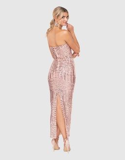 Pilgrim Mandalay Gown, Rose Gold size 8  for rent on The Volte - image 4
