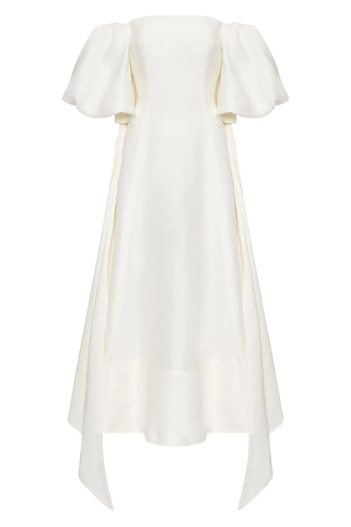 Aje Incarnation Midi Dress Ivory Size 14 - Image 5