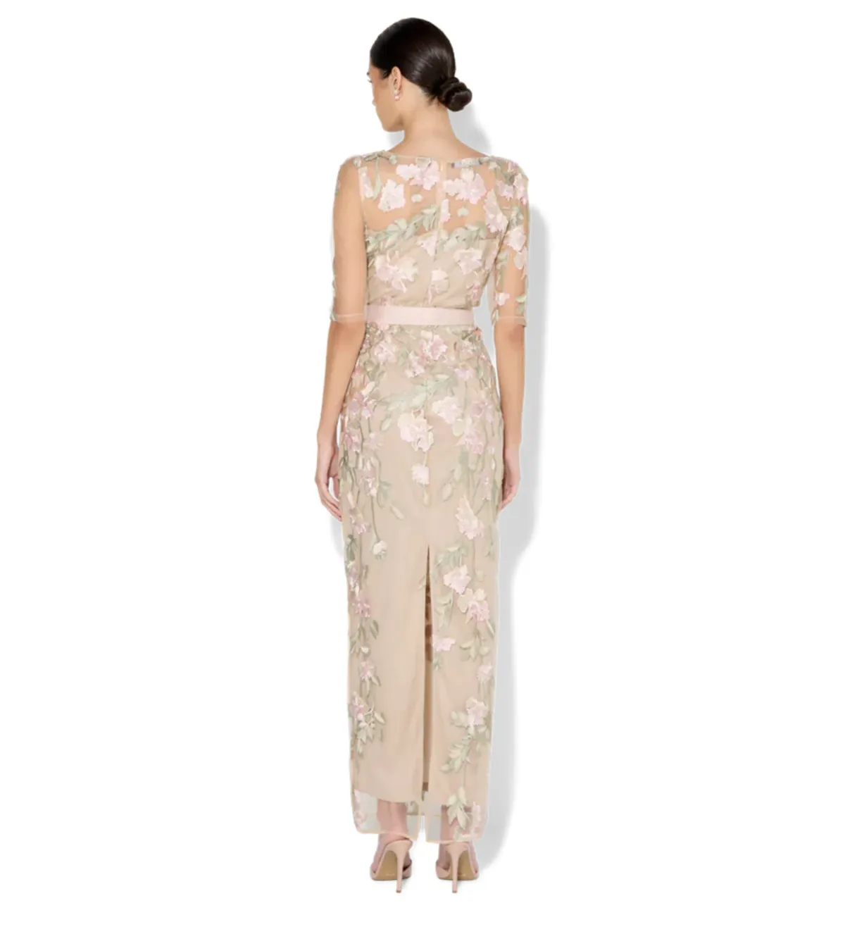 Montique Raya Embroidered Gown Pink Size AU 16 - Image 3