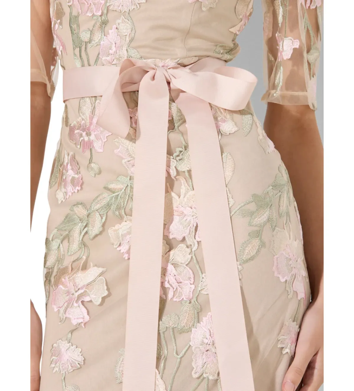 Montique Raya Embroidered Gown Pink Size AU 16 - Image 5