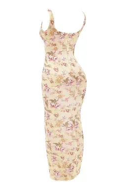 House of CB Robina Honeyflower Sheer Maxi Dress Print Size XS/AU 6 for rent on The Volte - image 7