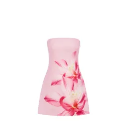 RUNAWAY THE LABEL Primrose Mini Dress Pink Flower Size XS/ AU 6 for rent on The Volte - image 3