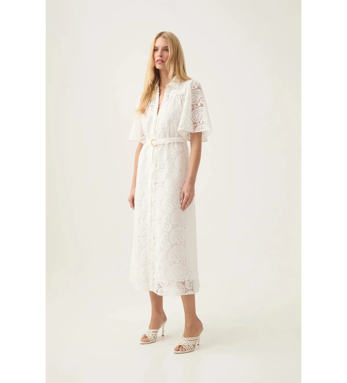 Aje Laicey Paisley Midi Dress Size 8 - Image 2