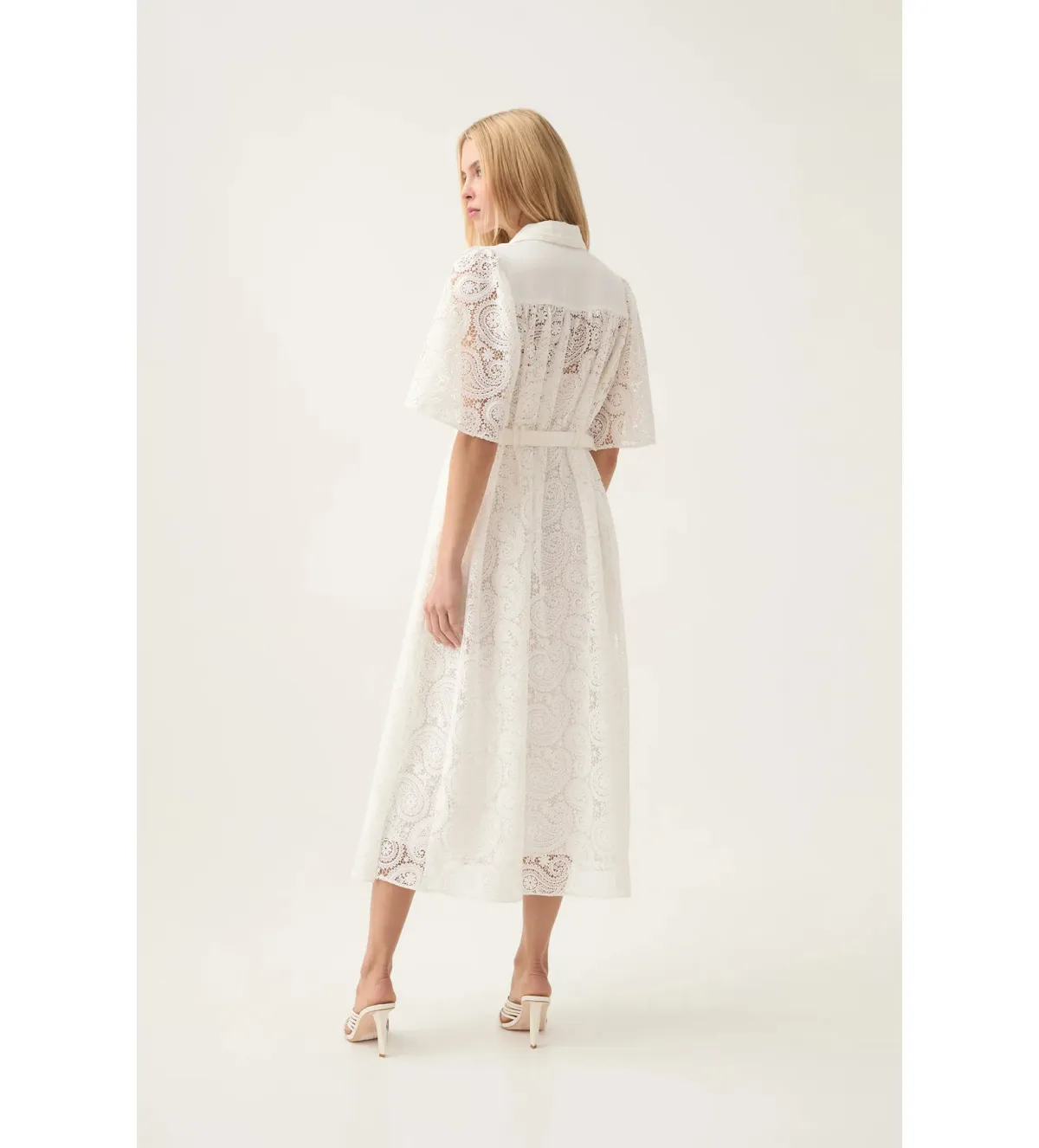 Aje Laicey Paisley Midi Dress Size 8 - Image 3