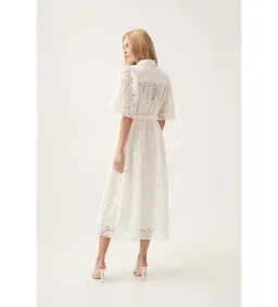 Aje Laicey Paisley Midi Dress Size 8 for rent on The Volte - image 3