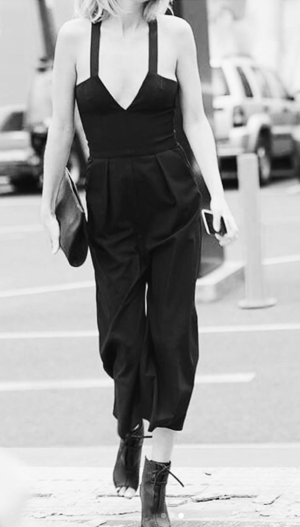 Dion Lee Tux Playsuit Black Size 2  - Image 4