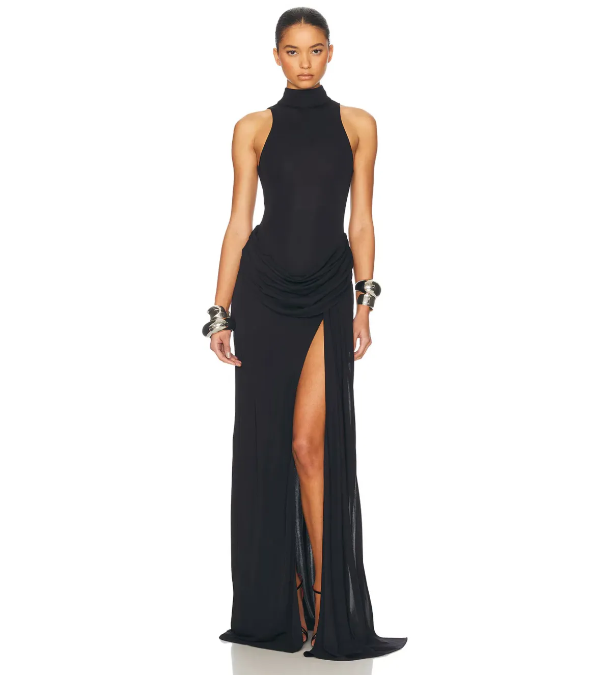 Helsa The Ophelia Dress in Black Size XS/ AU 6 - 8 - Image 1