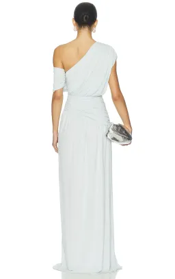 Helsa The Apolla Jersey Dress Blue Size S / AU 8 for rent on The Volte - image 2