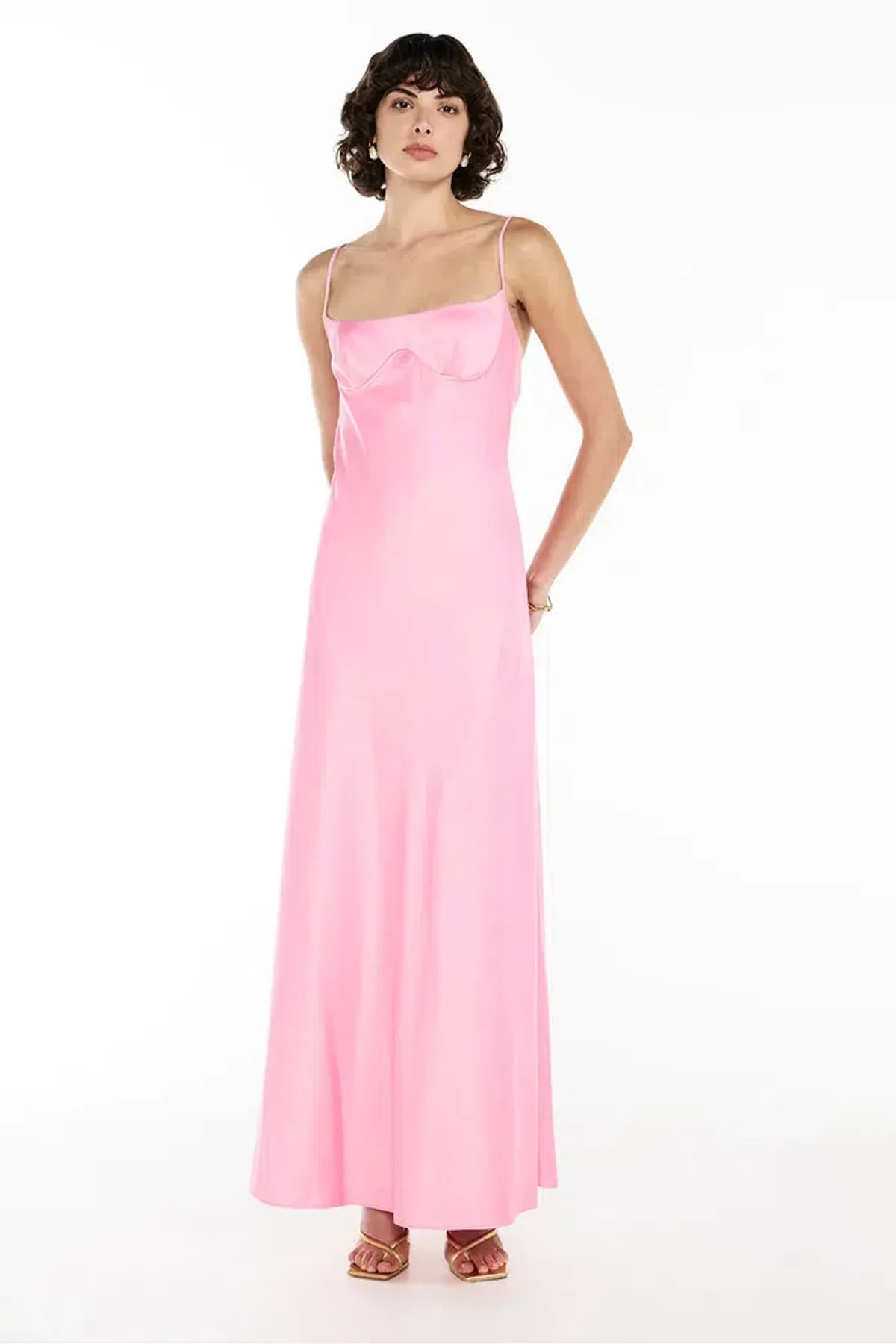 Manning Cartell Save The Date Slip Dress Pink Size  10 - Image 3
