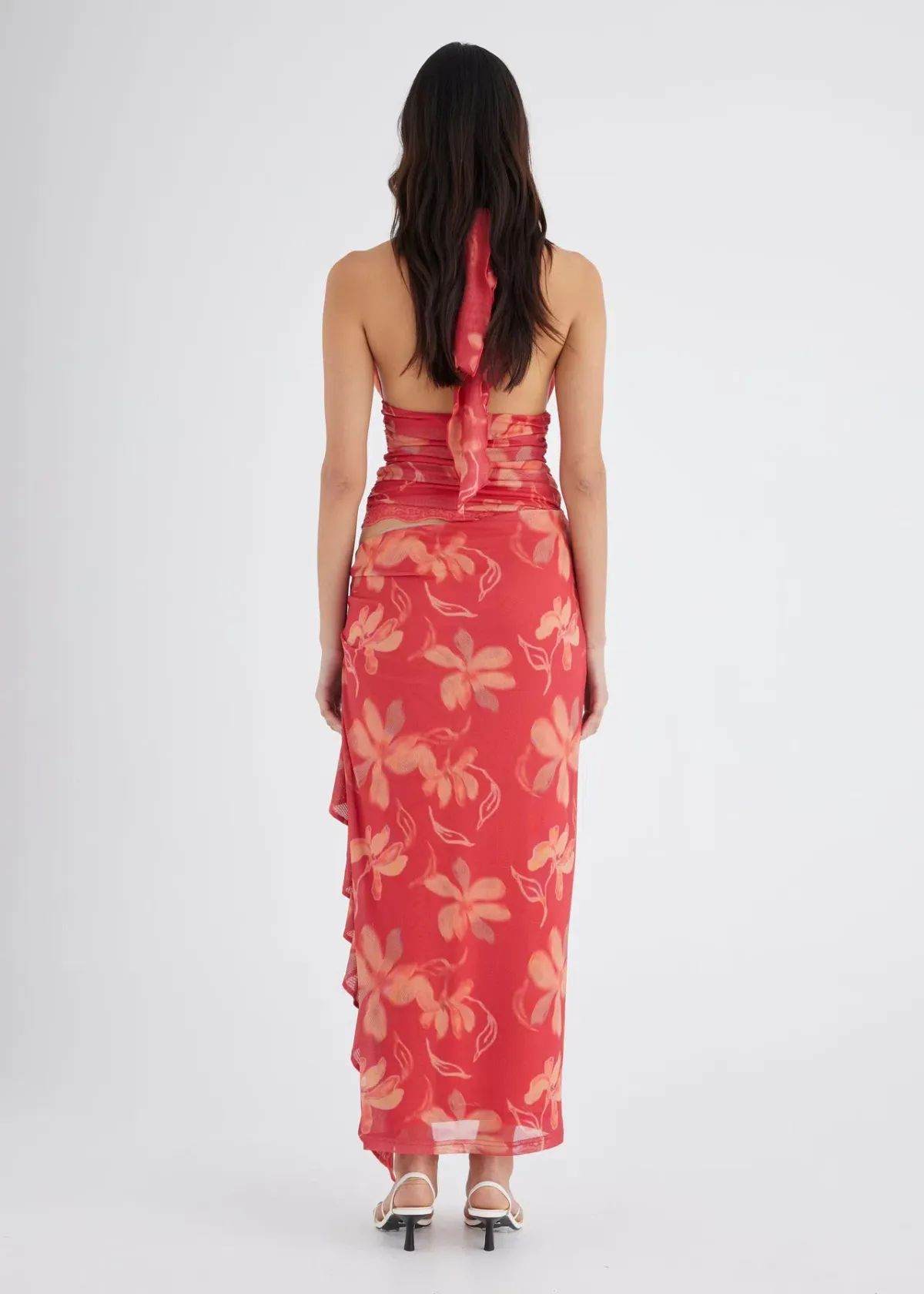 Benni Penelope Maxi Dress Floral Size  12 - Image 4