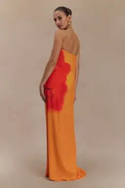 Meshki Amaya Gown Koi Orchid Print Size 10 for rent on The Volte - image 2