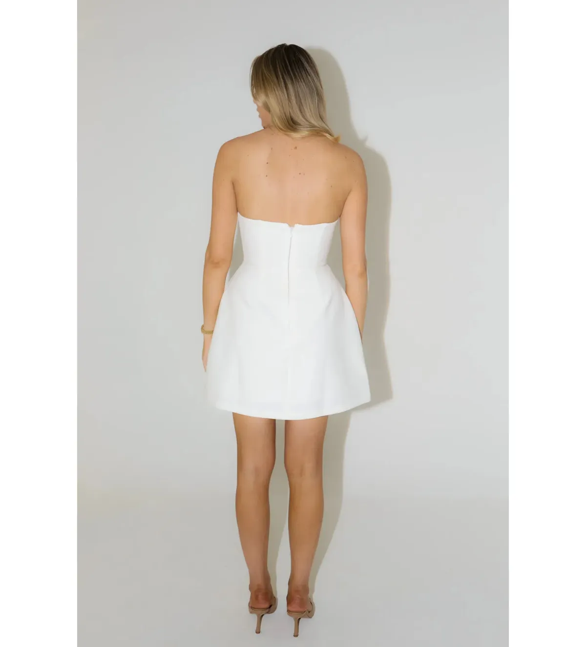 Odd Muse The Ultimate Muse Strapless Dress in White Size S / AU 8 - Image 3