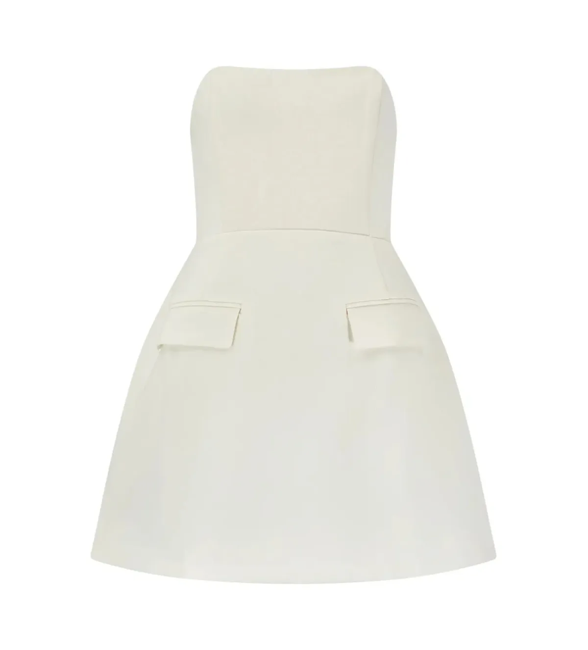 Odd Muse The Ultimate Muse Strapless Dress in White Size S / AU 8 - Image 4