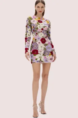 Rachel Gilbert Nya Mini Dress Floral Size 8 for rent on The Volte - image 1