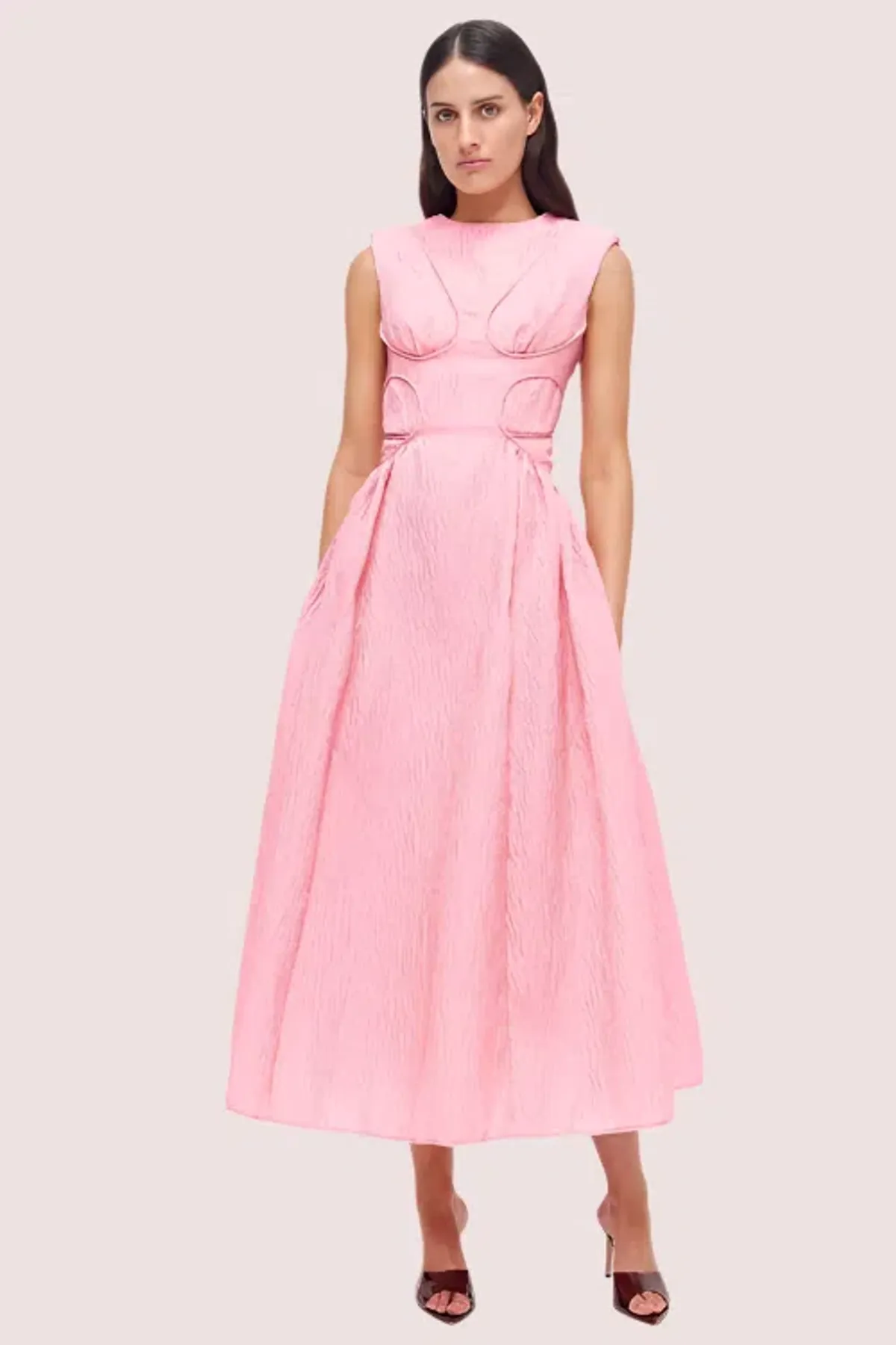 Rachel Gilbert Celia Dress Pink Size 10 - Image 1