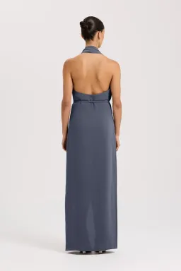 Henne Vida Slate Dress Maxi Size AU 8 for rent on The Volte - image 2