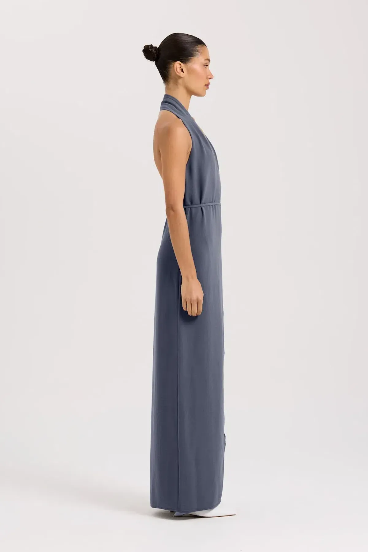 Henne Vida Slate Dress Maxi Size AU 8 - Image 3