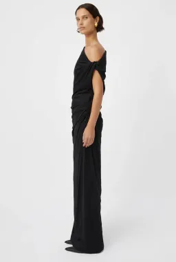 Camillla & Marc Annalise Gown Black Size 12 for rent on The Volte - image 2