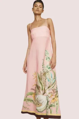 Alemais Papaya Sundress Size 10 for rent on The Volte - image 1