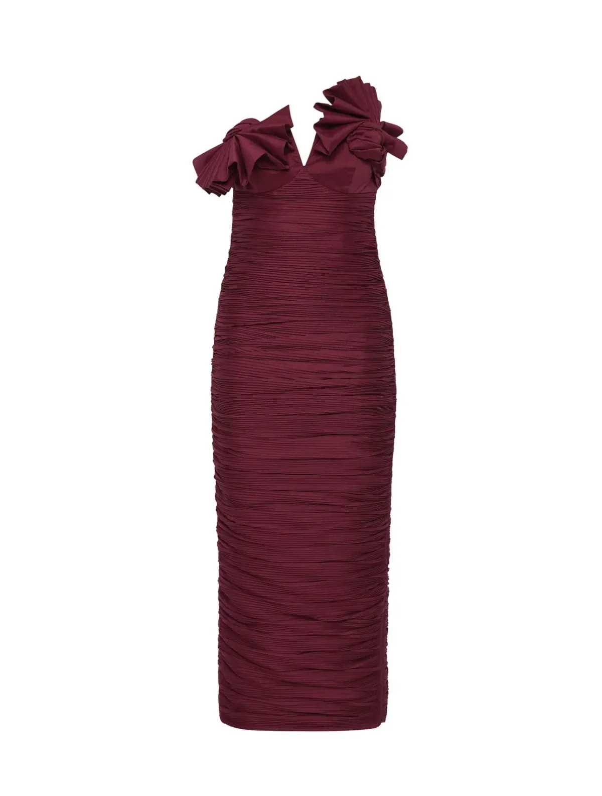Rachel Gilbert Jensen Dress Merlot Size 3 / AU 12  - Image 1