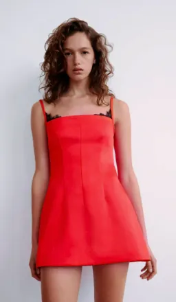 Sir Poppy Contoured Mini Dress Tangerine Size 4 / Aus 14 for rent on The Volte - image 5