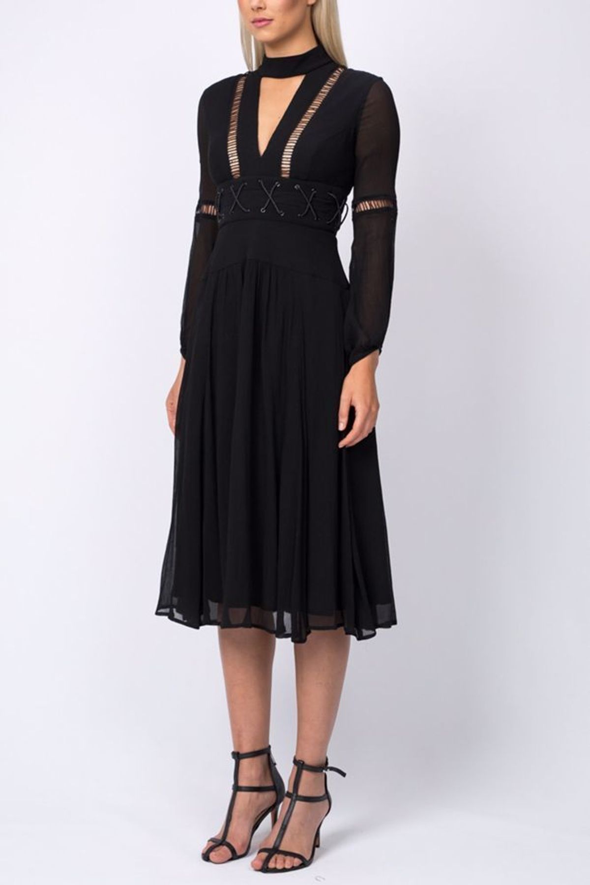 White Seude SILK PETA DRESS SIZE 8 [BRAND NEW} - Image 3