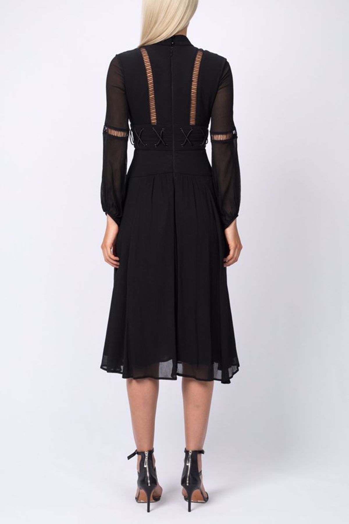 White Seude SILK PETA DRESS SIZE 8 [BRAND NEW} - Image 2