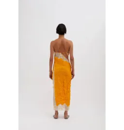 Christopher Esber Crimped Lace Cami Dress Valencia/Multi Size AU 4  for rent on The Volte - image 4