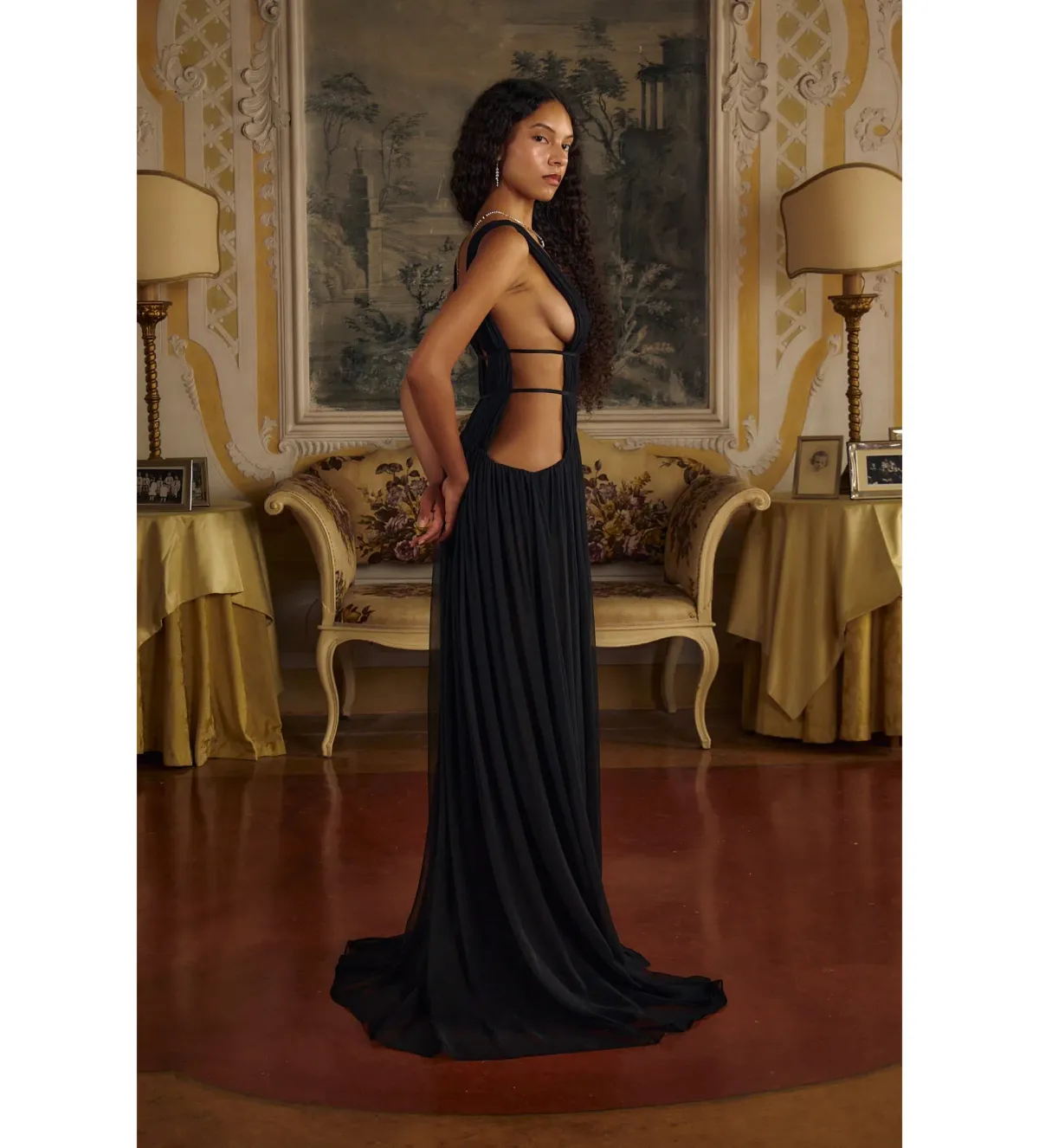 Mirror Palais Venus Gown in Black Size AU 10 - Image 2