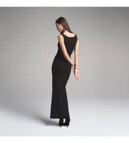 Skims Soft Lounge Lace Tank Maxi Dress Onyx Size L / AU 12 for rent on The Volte - image 2