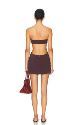 Helsa Heavy Crepe Cut Out Dress Size 8/S for rent on The Volte - image 4