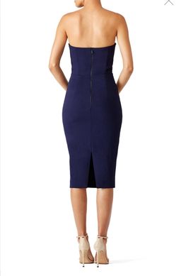 MISHA Navy Asymmetrical Dress Blue Size 10/M for rent on The Volte - image 2