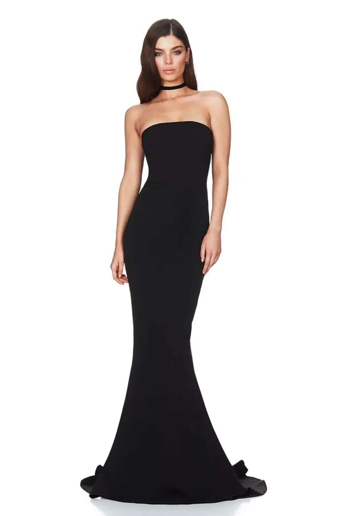 Nookie Angelina Fishtail Gown in Black Size 8/S - Image 3