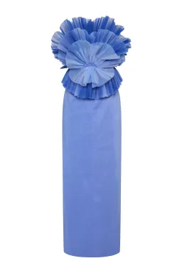 Aje Kira Midi Dress Ocean Wave Size 10 for rent on The Volte - image 3