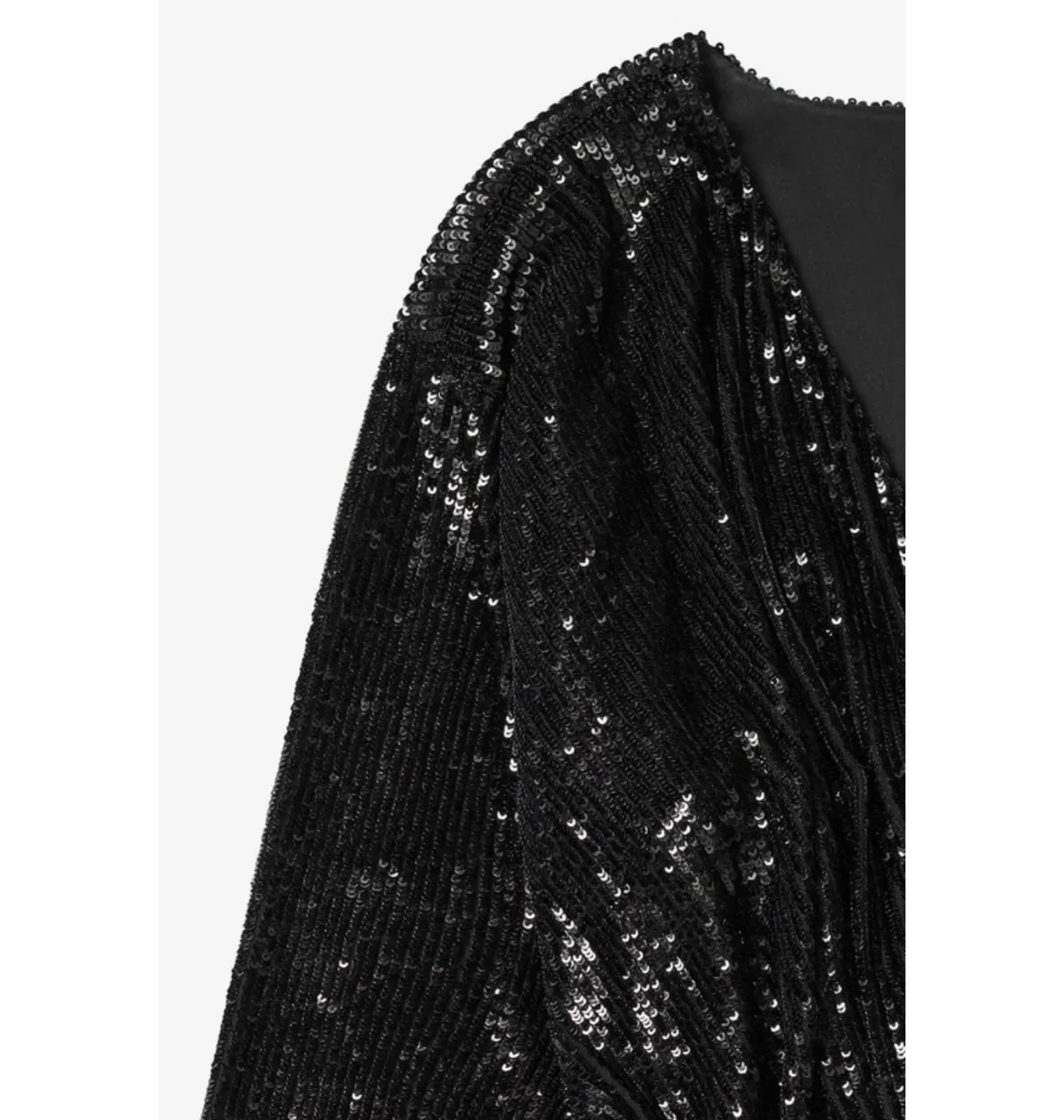 Anine Bing Elena Black Sequin Mini Dress Size L  AU 12 - Image 5