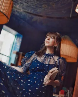 Alice McCall Cowboy Tears Midi Dress Blue Size 8 for rent on The Volte - image 6