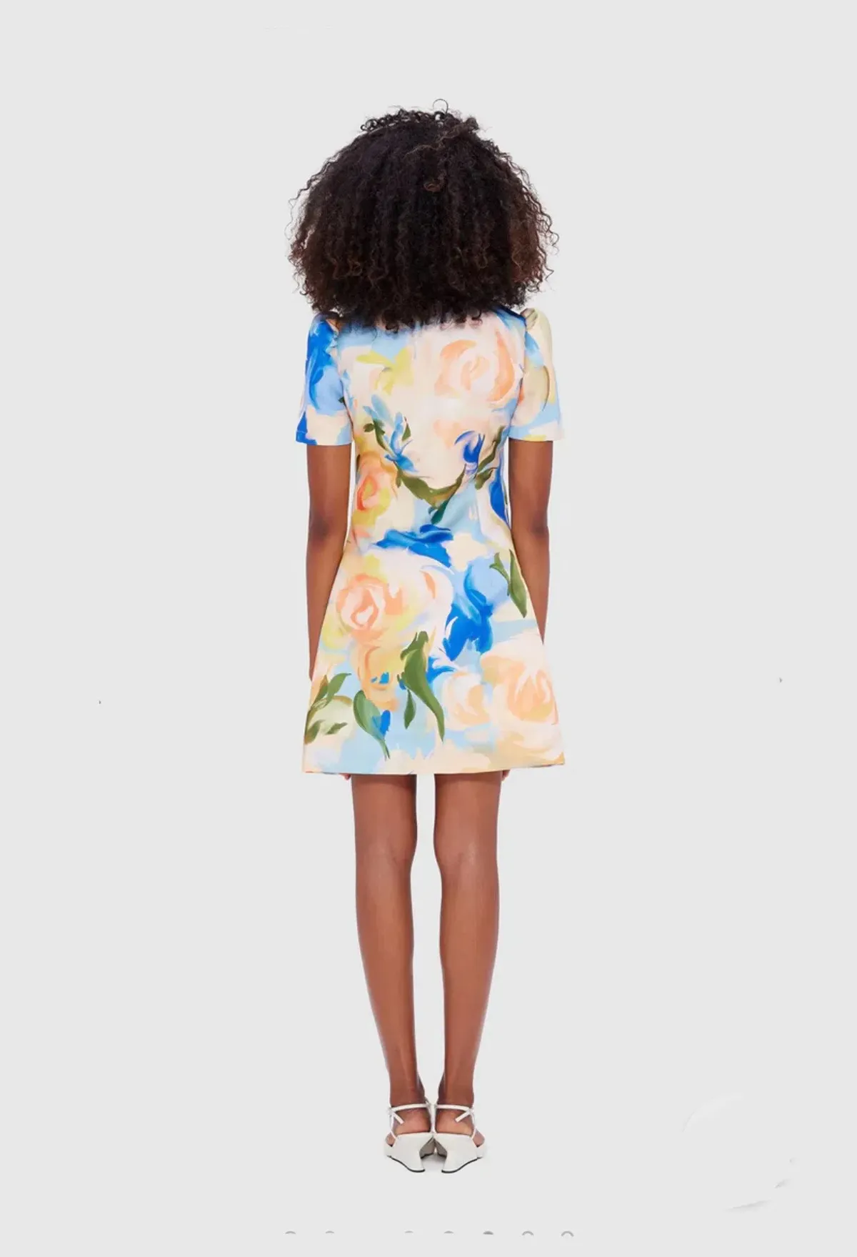 Leo Lin Brooke Mini Dress Print Size 12 - Image 3