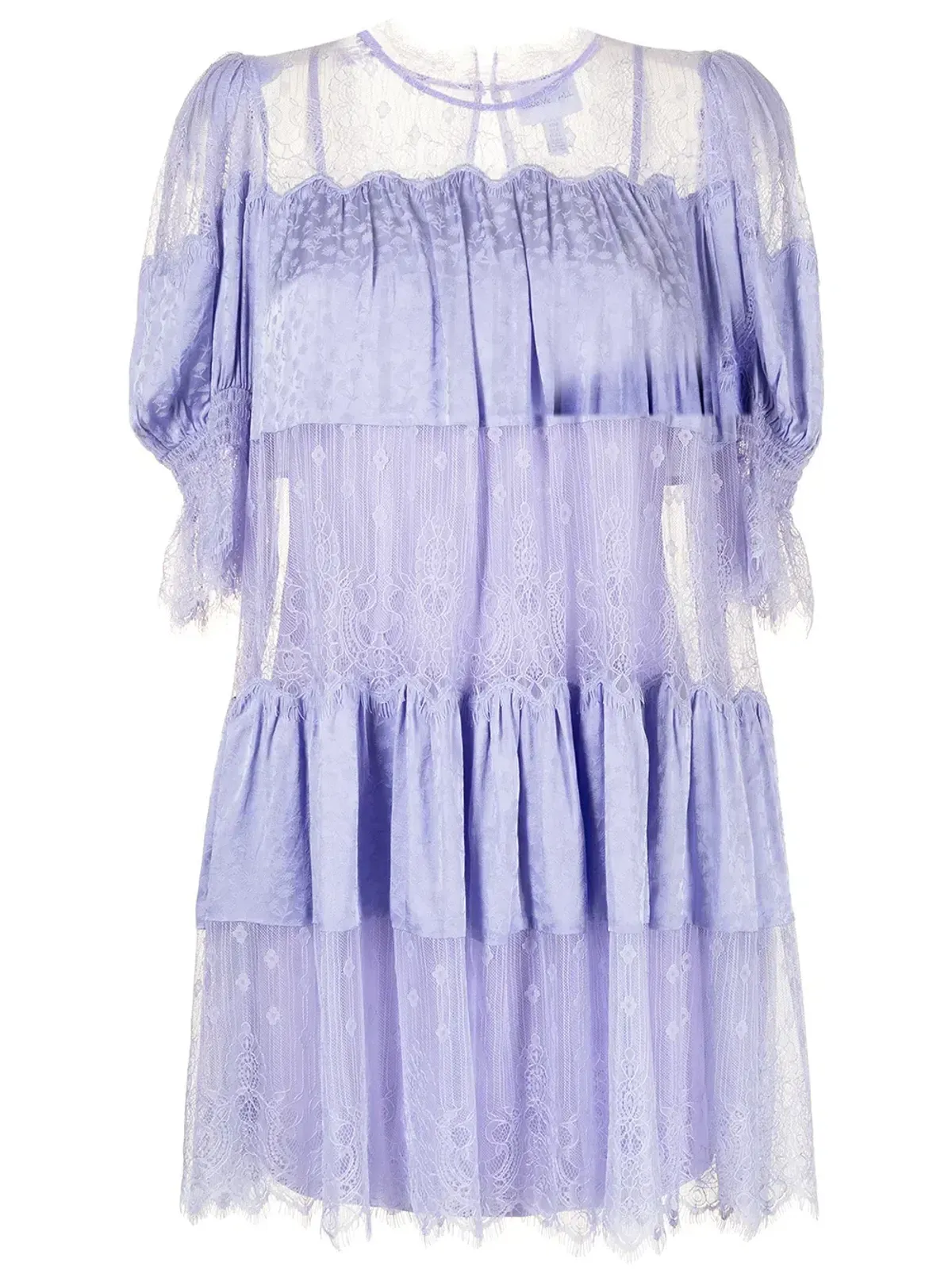 Alice McCall Sun Moon Lace Mini Dress Jacaranda Purple Size 8  - Image 3