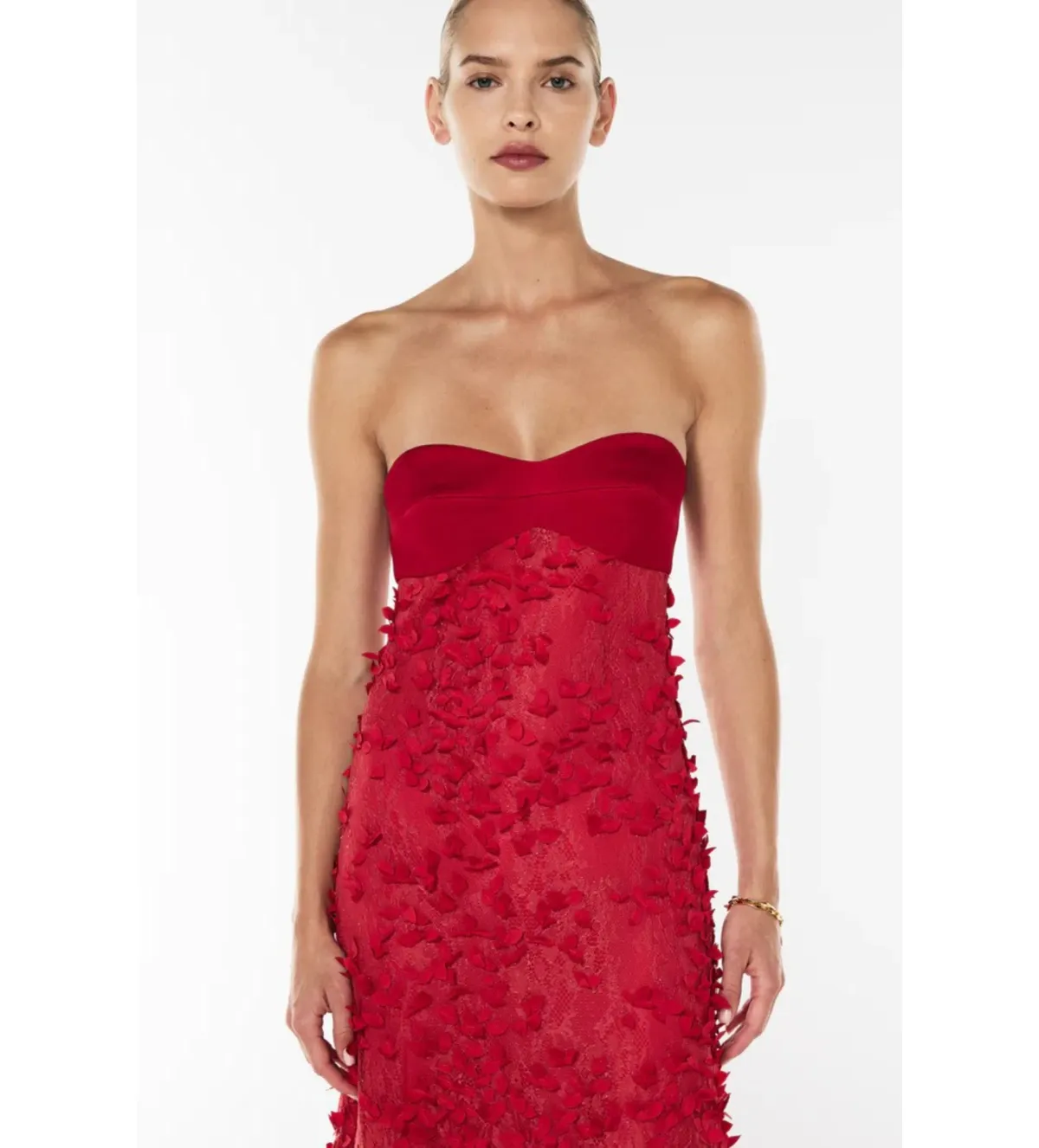 Manning Cartell  Enchantment Balconette Maxi Dress Scarlet Red Size AU 6 - Image 4