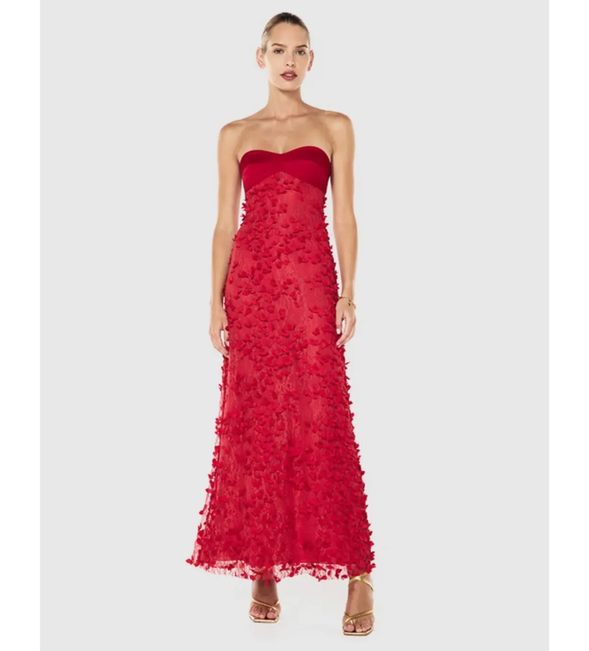 Manning Cartell  Enchantment Balconette Dress Scarlet Red Size AU 8 - Image 1