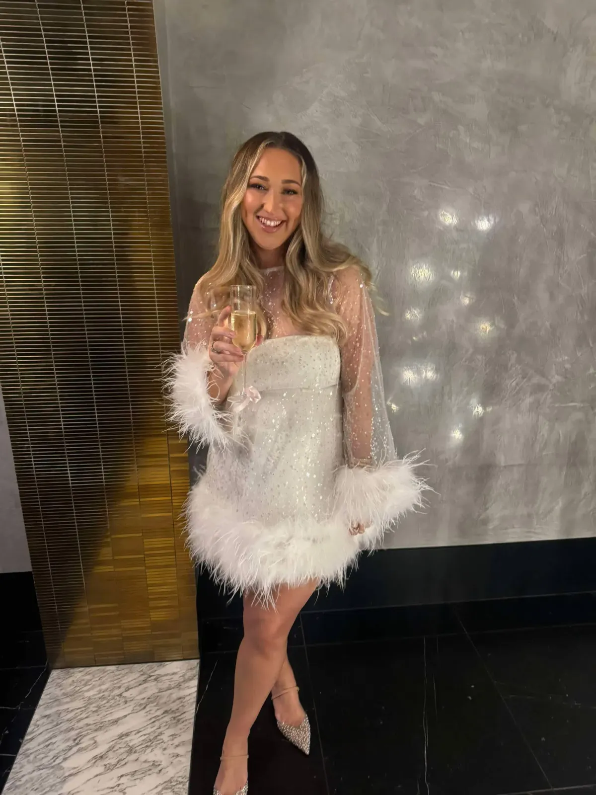 Mode & Affaire GiGi Feather Dress - Image 1